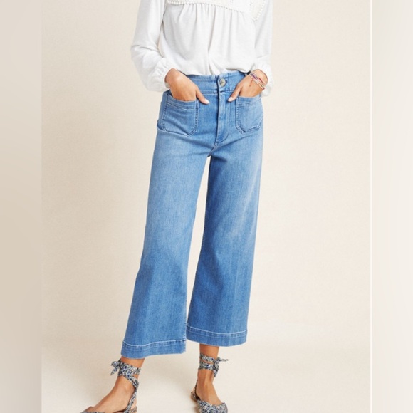 Anthropologie The Skipper Wide Leg Jean 
Pilcro
Size: 29 Tall - worn twice - Picture 1 of 6